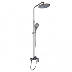 Душова система Qtap Slavonice, Gunmetal Black PVD (QTSLA110GMB45913) Городок