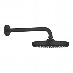 Верхній душ з кронштейном Grohe Tempesta 210 чорний матовий (1022182430) Бучач