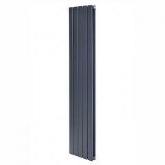 Трубчастий вертикальний радіатор Arttidesign Livorno II 5x1600x340 сірий матовий Бучач