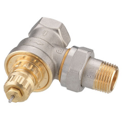 Термостатичний клапан Danfoss RA-G 15 для однотрубної системи кутовий (013G1676) Ладан