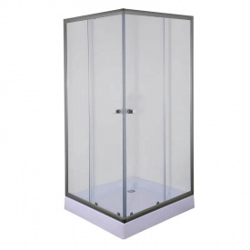 Душова кабіна Mixxus CUBIC SCT01-90x90x195-TR Graphite (MI6905)
