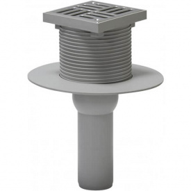 Трап вертикальний REDI поворотний без гідрозатвору нержавіючий INOX 50x150 мм