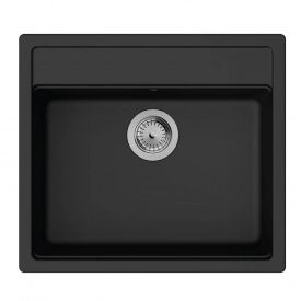 Мийка для кухні Hansgrohe S52 S520-F510 570х510 без сушилки чорний графіт (43359170)