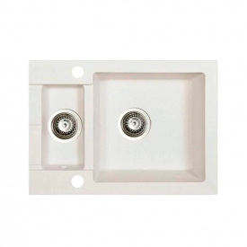 Кухонна мийка Fancy Marble Arizona 600x500x215 біла (105060001)