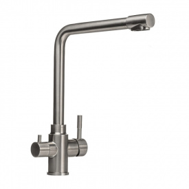 Змішувач для кухні під осмос Globus Lux ALPEN SUS-0888-1 сталь