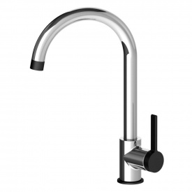 Змішувач для кухні Volle Mora Хром/Чорний (1537.110125)