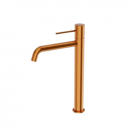 Змішувач для умивальника Lavita Orion високий, brushed copper (5900378357360)