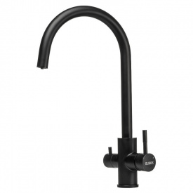 Змішувач для кухні під осмос Globus Lux ALPEN SUS-0333-BB чорний