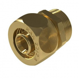 З'єднувач латунний згвинчуваний з РЗ KAN-therm UltraLine - 25 G3/4"