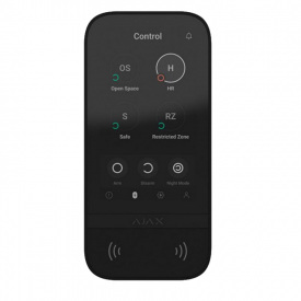 Клавіатура бездротова Ajax KeyPad TouchScreen (8EU) ASP black чорна (58454.148.BL1)