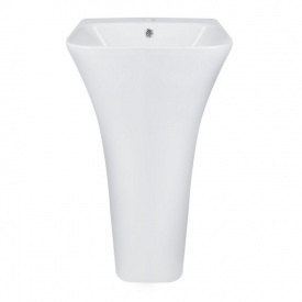Раковина для підлоги моноблок Qtap Crow 450x435x835 білий (QT0511G315WN)