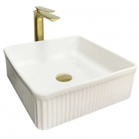 Раковина накладна VBI Bolzano білий VBI-013800