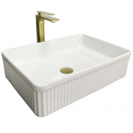 Раковина накладна VBI Brescia білий VBI-013900