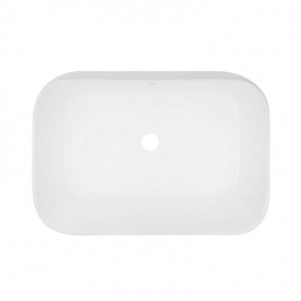 Раковина-чаша накладна Qtap Scorpio 550х390х120 білий (QT14112243WN)