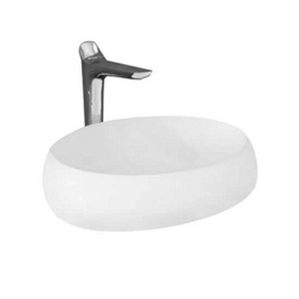 Раковина накладна на стільницю Rak Ceramics Сloud 58x40 см білий матовий (CLOCT6000500A)