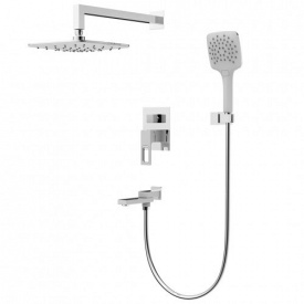 Душова cистема Gappo G7117-8, 3 функції, білий/хром