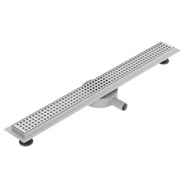 Трап лінійний Volle Master Linea Celula 700 мм с решеткой Сepillado Сromo (9046.210814)