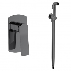 Гігієнічний душ із змішувачем Volle Solo (1510.101405+1586.190105) pistola gris (SET20240403)