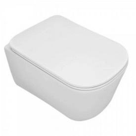 Унітаз підвісний Kerasan Tribeca безобідковий білий матовий (5114 30)