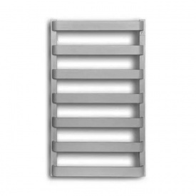 Електрична рушникосушка Terma WIX 850x500 ліва срібний (WLWXT085050KINOE1MOAMX4)