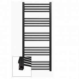 Електрична рушникосушка Terma Fiona One 1140х430 ліва чорна (WWFIE114043K9M5E1U)