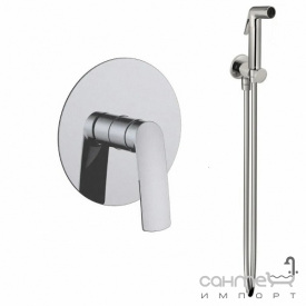 Гигиенический душ с смесителем скрытого монтажа Volle Cante SET20240407 cepillado niquel никель браш