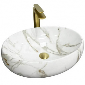 Раковина VBI Veneto Aiax Glossy білий VBI-012809