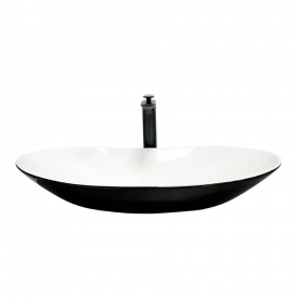 Умивальник (раковина) VBI Turin Black White накладний VBI-011513