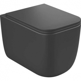 Унітаз підвісний Koller Pool Kvadro Start чорний матовий (1882560698)