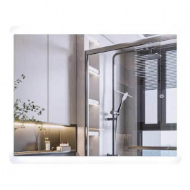 Дзеркало Mixxus Premium Olivary MR19-100x80-Reverse LED Touch, Anti-fog, димер (MP6629)