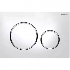 Змивна клавіша Geberit Sigma20 Білий/Хром (115.882.KJ.1)