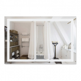 Дзеркало Qtap Mideya 1200х790 (DC-F613), з LED-підсвічуванням та антизапотіванням (QT2078F613W)