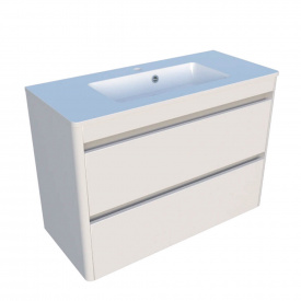 Шафа нижня Fancy Marble Fiji-2 900 з умивальником Annabell 900