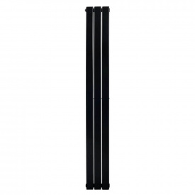 Вертикальний дизайнерський радіатор Arttidesign Livorno II 3/2200/204/50 чорний матовий