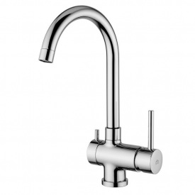 Змішувач для кухні Paffoni Stick з підключенням для фільтрованої води хром (SK190CR3VIE)