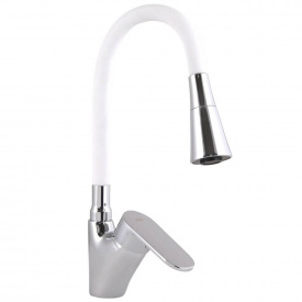 Змішувач для кухні Lidz Tani 007F3 White/Chrome (LDTAN007F3WCR40423)