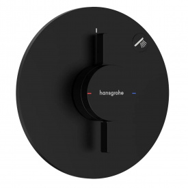 Змішувач для душу Hansgrohe DuoTurn S на 1 функцію чорний матовий (75618670)