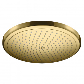 Верхній душ Hansgrohe Croma 280 мм, RainAir, золото (26220990)
