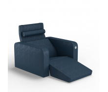 М'яке крісло KULIK SYSTEM PLEASURE Антара Цілий Кобальтовий (hub_JMwU59061)