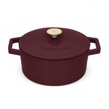 Кастрюля Berlinger Haus Leonardo Collection 24 см 4.35 л Бордовый (BH-6542)