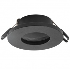 Точечный светильник Polux Neptun 8.5x8.5 см Черный (Pol322159)
