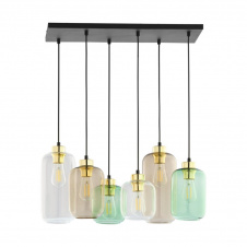 Люстра TK Lighting Marco 66x130 см Чорно-золотистий (TK3328)