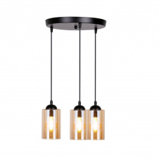 Люстра Candellux Bistro 35x100 см Чорний (33-00576)