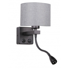 Бра Candellux Polo 18x44 см Чорний (21-75499)