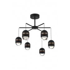 Люстра WunderLicht Ki5424 60x65 см Черно-бронзовый (KI5424-46)