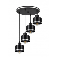 Люстра Candellux Wama 40x100 см Чорно-сріблястий (34-00491)