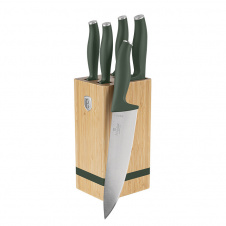 Набор ножей Berlinger Haus Matte Green 6 предметов Зеленый (BH-2751)