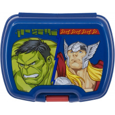 Ланч-бокс Stor Avengers 17.5x13.8x7 см Червоно-синій (74189)