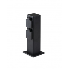 Вуличний стовпчик Kanlux Nasto 10x10x25 см Чорний (Kan36586)