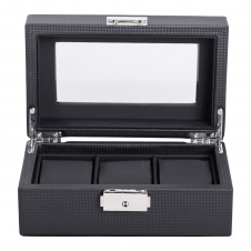 Фото - Скринька для годинників YIWU 19x11.5x8 см Чорний (HP-5-7) Скринька для годинників YIWU 19x11.5x8 см Чорний (HP-5-7)